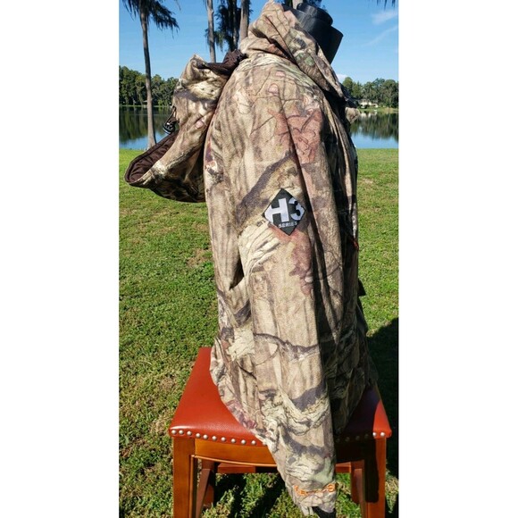 Arctic Shield Coat Men's Med Camo Hunting Front Zip Removal Hood Lined Jacket - Picture 14 of 16